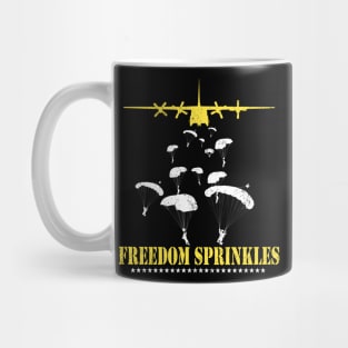 Mens Army Paratrooper Freedom Sprinkles 82nd 101st Airborne Mug